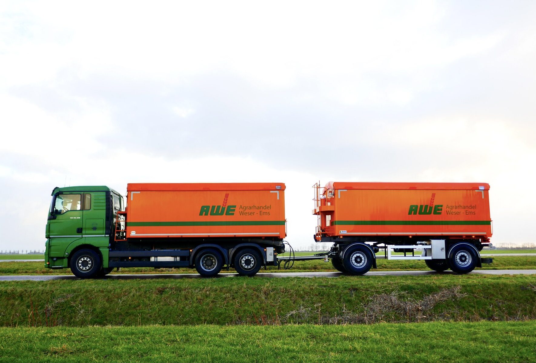 RAF bulkkipper aanhangwagen