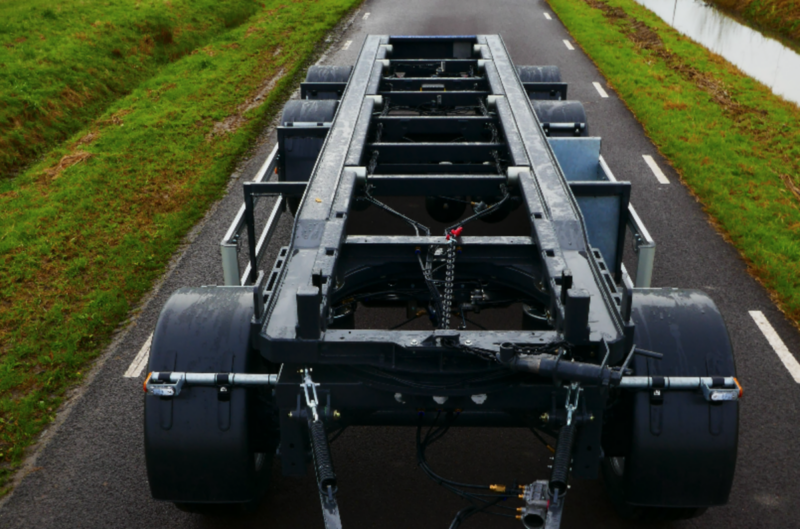 Containeraanhangwagen dubbel