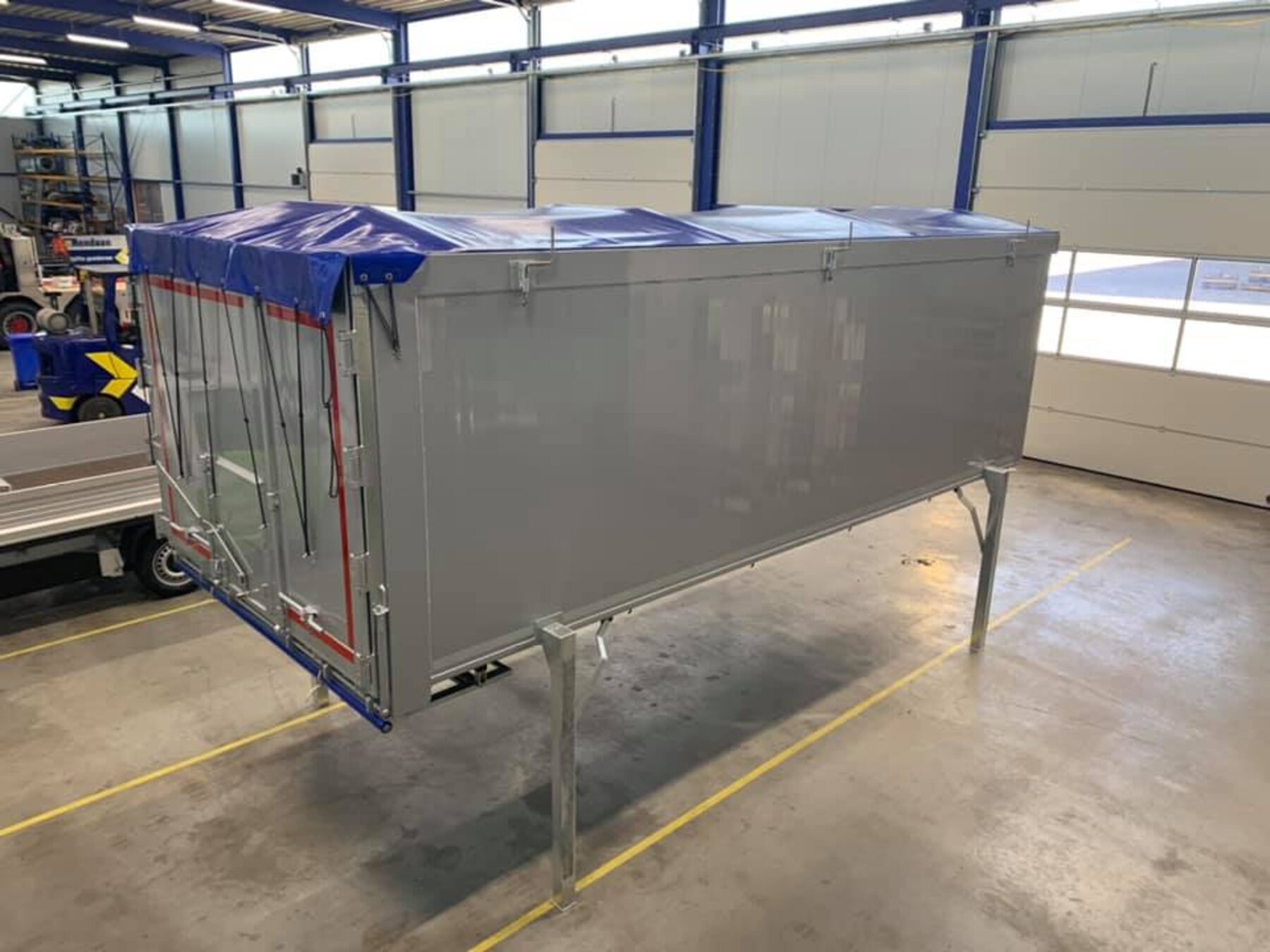 Afzetbare aluminium kipper