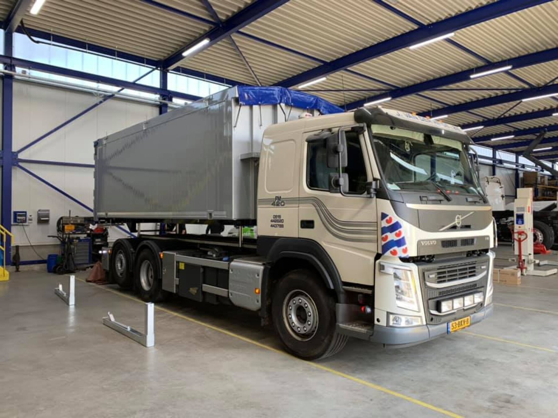 Afzetbare aluminium kipper