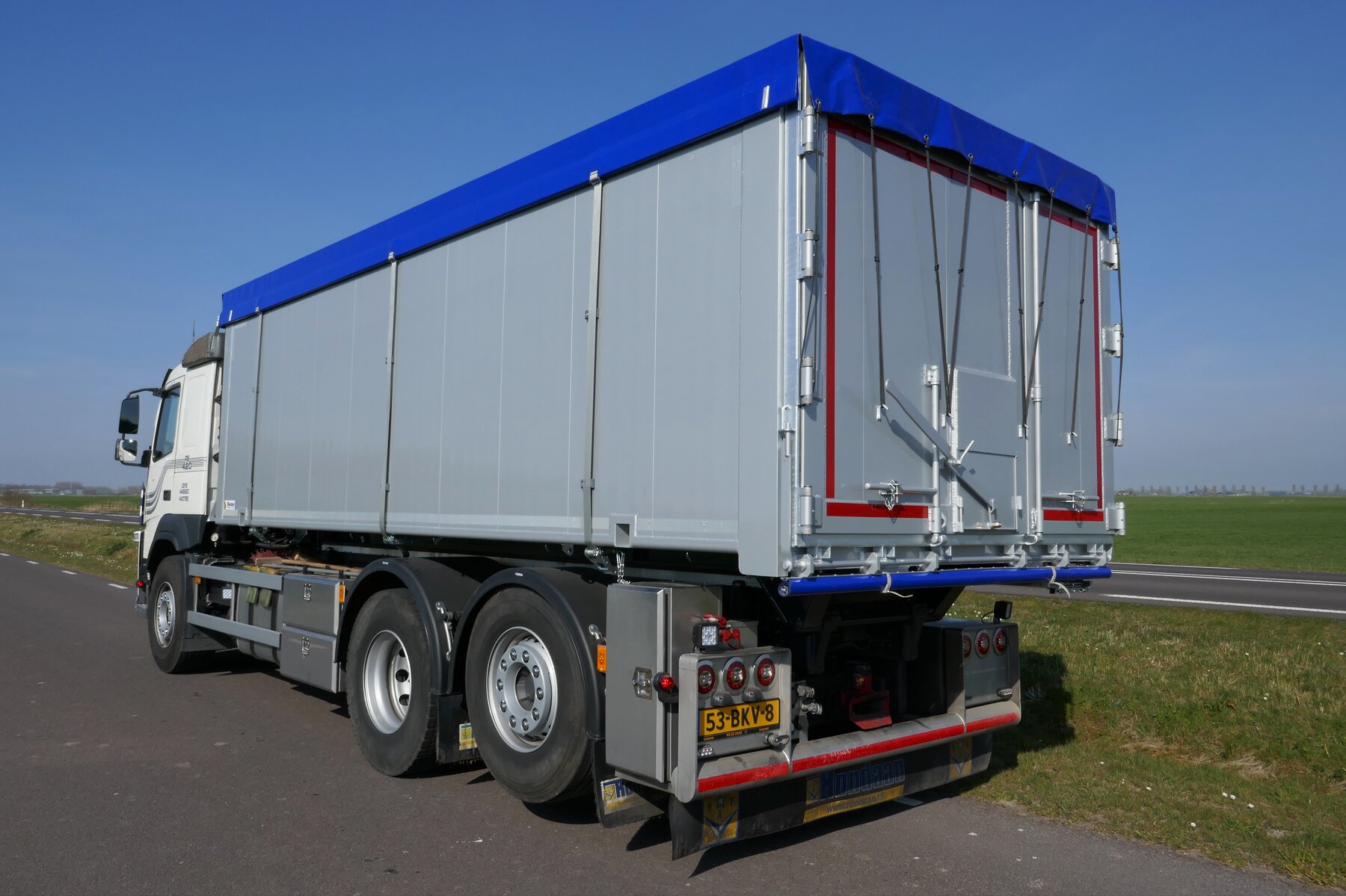 Afzetbare aluminium kipper