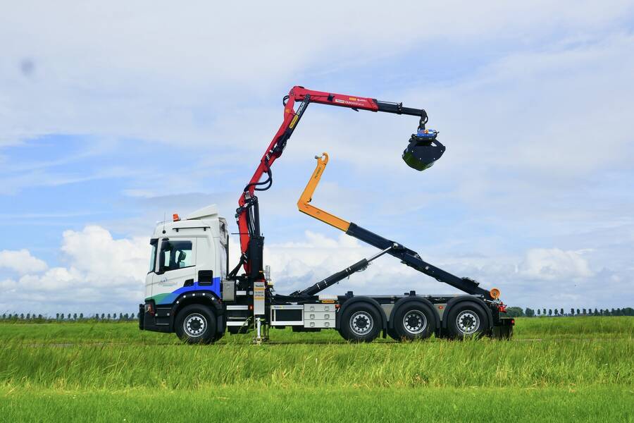 Kraan containerauto