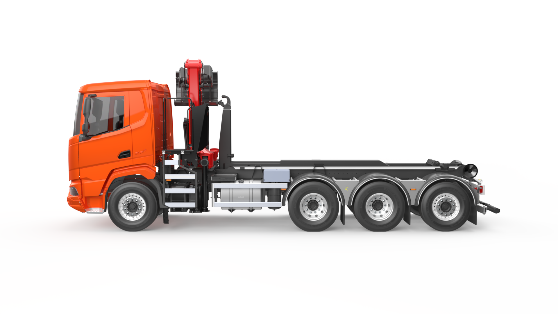 Kraan containerauto