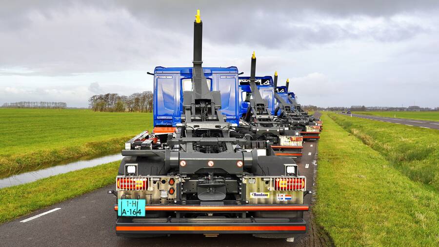 container afzet systeem