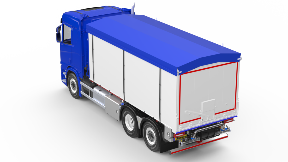 Zelflossende bulkkipper – truck